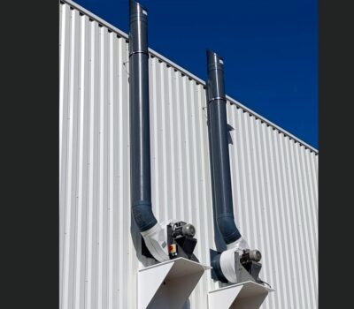 Installation deux moteurs d'extraction de solvant