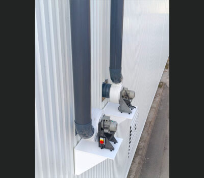 Installation deux moteurs d'extraction de solvant